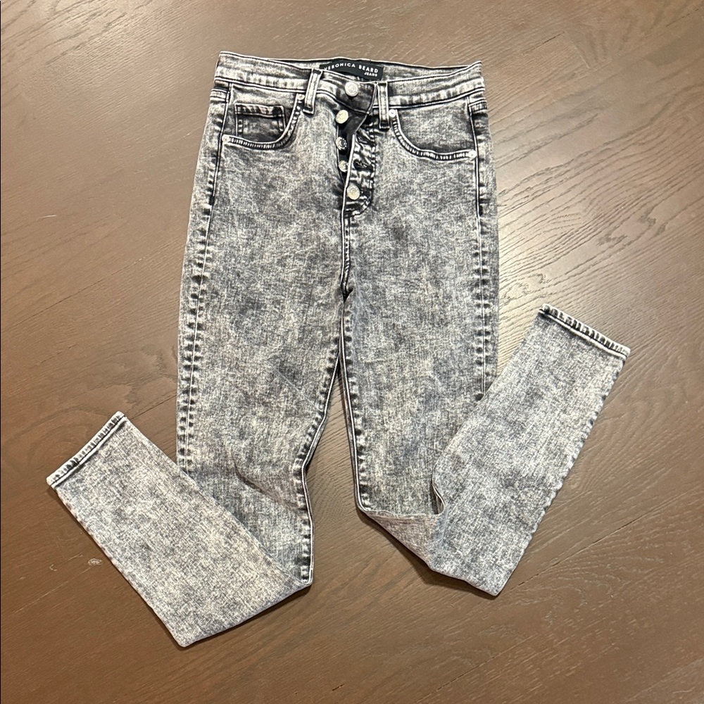 Acid Wash High-Waisted Women Jeans